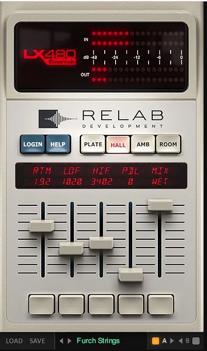 Relab LX480  Essentials  Reverb  (Latest Version)